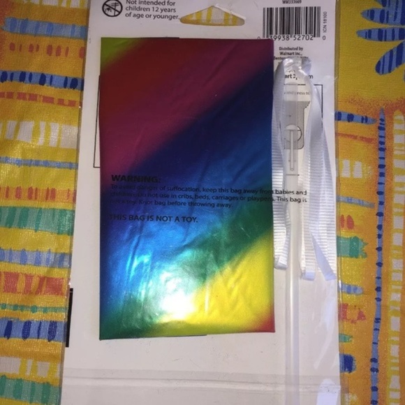 Celebrate It™ 16-in Rainbow Balloon Helium Free - Picture 2 of 2